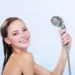 W4Y Ionische Douchekop - Waterbesparende Douchekop - Waterfilter - Handdouche Met Hoge Druk - Douchekop Met Slang -Mooie Badkamer 1200x1200 1474