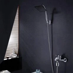 Regendouchekop XL Deluxe Ionisch Met Premium Waterfilter - Waterbesparend - ø 28 Cm - Inclusief Extra Navulling - Slang En Houder - Douchekop Met Filter - Regendouche - Handdouche - Hoge Druk - RVS - Douchefilter - Wellness - Spa -Mooie Badkamer 1200x1200 1476