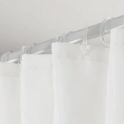 Sealskin Flow Douchegordijn 180x200 Cm - Polyester - Zwart / Wit -Mooie Badkamer 1200x1200 1484