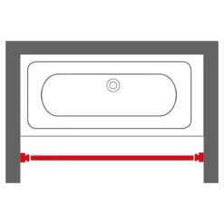 Sealskin Douchegordijnstang - 110-185 Cm - Mat Aluminium -Mooie Badkamer 1200x1200 1529