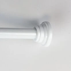 Saninorm Douchegordijnstang - 90x90 Cm - Wit -Mooie Badkamer 1200x1200 1538