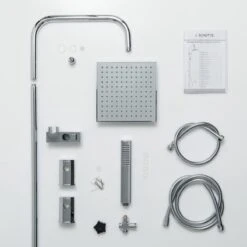 SCHÜTTE Tokyo Douchesysteem - Regendouche - 102 Cm Stang - Chroom -Mooie Badkamer 1200x1200 1586