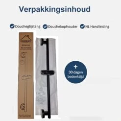 Moodcare® Glijstang - Douche Glijstang - 70 Cm - Mat Zwart - Zonder Boren -Mooie Badkamer 1200x1200 1611