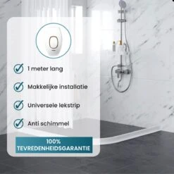 Waterkering Douche - Dorpel - Water Stopper - Dorpelstrip - Water Barrière Strip - Douche Dorpel - Anti Overstromend Water - 1 Meter -Mooie Badkamer 1200x1200 1661