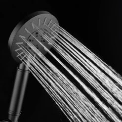 Tiger Tyne Doucheset - Douchekop Ø 12 Cm - Inclusief Comfort Water Saver - 3 Standen - Mat Zwart -Mooie Badkamer 1200x1200 1707