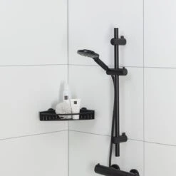 Tiger Tyne Doucheset - Douchekop Ø 12 Cm - Inclusief Comfort Water Saver - 3 Standen - Mat Zwart -Mooie Badkamer 1200x1200 1718