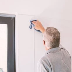 Douche Achterwand - Schulte Deco Design Softtouch - Steen Antraciet - 100x255cm - Wanddecoratie - Muurdecoratie - Badkamer Wandpaneel - Muurbekleding -Mooie Badkamer 1200x1200 1754