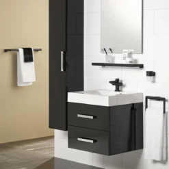 Tiger Bold - Handdoekrek 60 Cm - Zwart -Mooie Badkamer 1200x1200 218