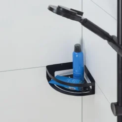 Tiger Caddy - Douchemand Hoek 18,4 Cm - Zwart -Mooie Badkamer 1200x1200 359