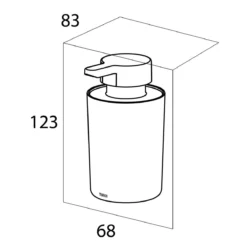 Tiger Urban - Zeepdispenser Vrijstaand - Zwart -Mooie Badkamer 1200x1200 526