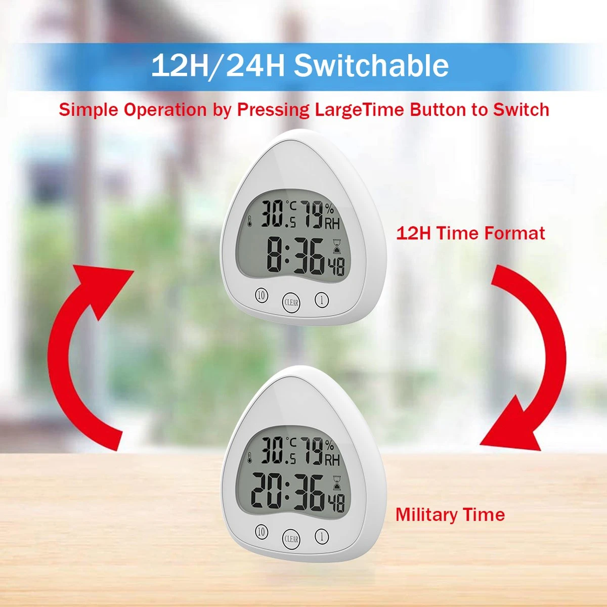 Merkloos Douchetimer - Douchewekker - Kookwekker - Douche Klok - Badkamer Klok - Waterproof - Draadloos - Zuignap - Digitaal 3 Merkloos Douchetimer - Douchewekker - Kookwekker - Douche Klok - Badkamer Klok - Waterproof - Draadloos - Zuignap - Digitaal - Afbeelding 3