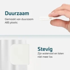 Moodcare® Douchegordijn Klemmen – Douchegordijn Houder 4 Stuks – Douchegordijn Clip Zelfklevend -Mooie Badkamer 1200x1200 553
