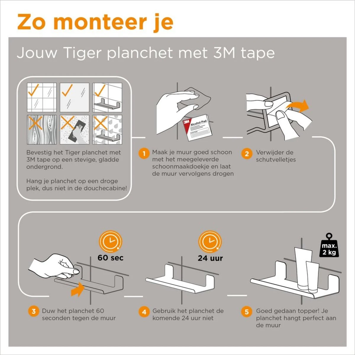 Tiger Colar - Planchet 30 Cm - Zwart 9 Tiger Colar - Planchet 30 Cm - Zwart - Afbeelding 9