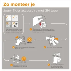 Tiger Colar - Planchet 30 Cm - Zwart 24 Tiger Colar - Planchet 30 Cm - Zwart -Mooie Badkamer 1200x1200 607