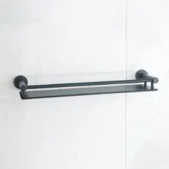 VDN Stainless Planchet - Planchet Badkamer - Wandplank - Zwart - RVS - Hangend -Mooie Badkamer 1200x1200 612