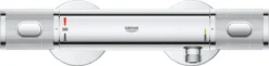 GROHE Precision Feel Thermostatische Douchekraan - EcoJoy - CoolTouch - Incl. Koppelingen - Chroom -Mooie Badkamer 1200x294