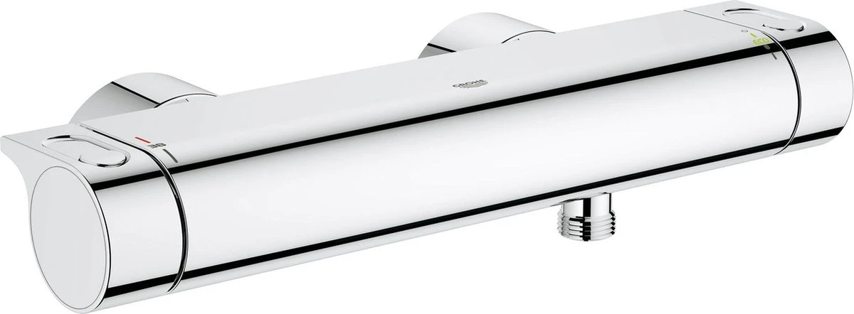 GROHE Grohtherm 2000 New Thermostatische Douchekraan - EcoJoy® - CoolTouch - 15 Cm - Chroom - 34169001 1 GROHE Grohtherm 2000 New Thermostatische Douchekraan - EcoJoy® - CoolTouch - 15 Cm - Chroom - 34169001