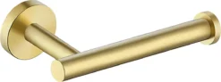 Toiletrol Houder Goud - WC Rol Houder Messing - Inclusief Montageset