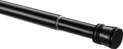 ACAZA Douche Gordijnstang, Uitschuifbare Stang Van 70 Tot 130 Cm, Zwart -Mooie Badkamer 1200x482