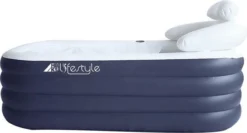 HBKS Lifestyle Bad – Opblaasbaar Ligbad – Bath Bucket – Zitbad Voor Volwassenen - Ijsbad Wim Hof Methode - Badkuip – Ice Bath – Blauw