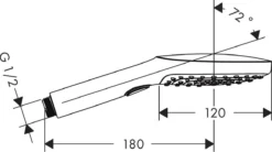 Hansgrohe Raindance Select E 120 3jet Handdouche - Chroom 24 Hansgrohe Raindance Select E 120 3jet Handdouche - Chroom -Mooie Badkamer 1200x672 2
