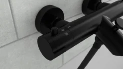 SCHÜTTE London Thermostatische Badkraan - Hartafstand 150 Mm - Zwart Mat -Mooie Badkamer 1200x675 27