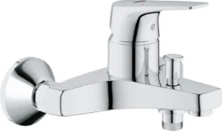 GROHE QuickFix Start Flow Badkraan - Met Omstel En Koppelingen - Chroom - 23772000
