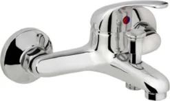 SCHÜTTE Athos Plus Badkraan - Mengkraan - 150 Mm Hartafstand - Chroom