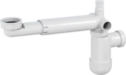 Ruimtebesparend Telescopisch Wastafel Sifon