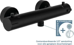 SCHÜTTE London Thermostatische Douchekraan - Hartafstand 120 Mm - Zwart Mat -Mooie Badkamer 1200x740 1