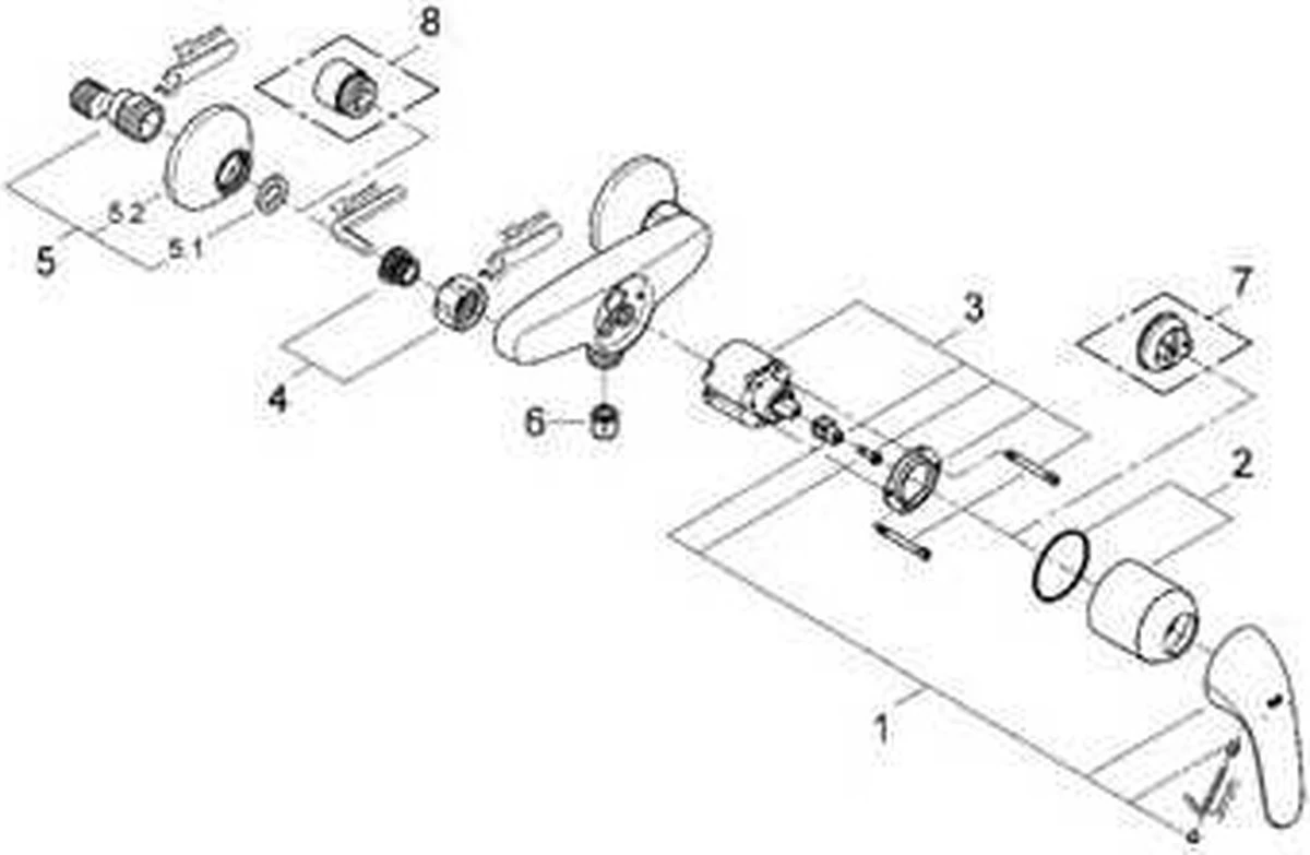 GROHE Euroeco Douchekraan - 15 Cm - Chroom - 32740000 3 GROHE Euroeco Douchekraan - 15 Cm - Chroom - 32740000 - Afbeelding 3