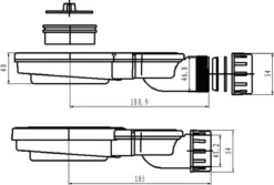 Extra Plat Douchebak Sifon Slim Inbouwhoogte 40mm Met Zeefje Voor Gatmaat 90mm -Mooie Badkamer 1200x809 4