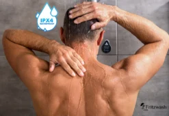 FritzTimer© Douchetimer | Douche Klok | 5 Minuten | Wekker | Showertimer -Mooie Badkamer 1200x827