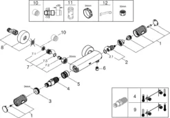 GROHE QuickFix Precision Feel Thermostatische Douchekraan - EcoJoy - CoolTouch - Incl. Koppelingen - 15 Cm - 34790000 -Mooie Badkamer 1200x836 1
