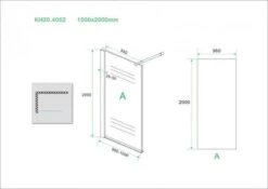 Wiesbaden Eco Inloopdouche + Muurprofiel - 8 Mm Nano - 100 X 200 Cm -Mooie Badkamer 1200x848 5
