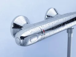 GROHE Grohtherm 1000 New Thermostatische Douchekraan - 15cm - Met Koppelingen - EcoJoy® - CoolTouch - Chroom - 34143003 -Mooie Badkamer 1200x899 14