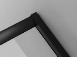 Merkloos Douchecabine Vierkant - 90x90x200cm 6 Mm - Nano Anti Kalk Veiligheidsglas - Zwart Aluminium Omlijsting -Mooie Badkamer 1200x900 115