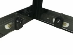 Merkloos Douchecabine Vierkant - 90x90x200cm 6 Mm - Nano Anti Kalk Veiligheidsglas - Zwart Aluminium Omlijsting -Mooie Badkamer 1200x900 118