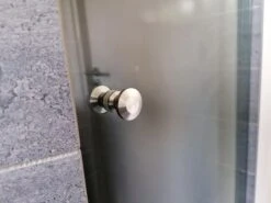 Luxe RVS Douchedeur Knop - Deurknopgarnituur – Douchedeur Handvat / Douchedeurknop / Deurknop RVS / Zilverkleur Type Elegant -Mooie Badkamer 1200x900 84