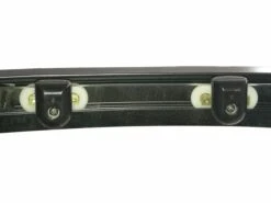 Merkloos Douchecabine Kwartrond 90x90x200 Cm 6 Mm Nano Anti Kalk Veiligheidsglas Met Zwart Aluminium Omlijsting -Mooie Badkamer 1200x900 94