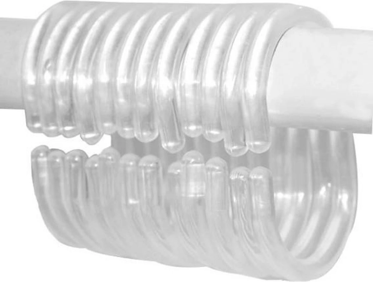 Merkloos Douchegordijn Ringen Set/12 Stuks - Transparant - Ringen Douche Gordijn - Shower Curtain Rings 1 Merkloos Douchegordijn Ringen Set/12 Stuks - Transparant - Ringen Douche Gordijn - Shower Curtain Rings