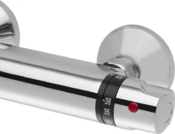 Saqu Ecoline - Thermostaatkraan - Waterbesparende Douchekraan - 15cm - Chroom -Mooie Badkamer 1200x918 1