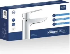 GROHE QuickFix Start Waterbesparende Wastafelkraan - Met EcoJoy® - Incl. Pop-up Waste - Chroom - 31137002 20 GROHE QuickFix Start Waterbesparende Wastafelkraan - Met EcoJoy® - Incl. Pop-up Waste - Chroom - 31137002 -Mooie Badkamer 1200x931 1