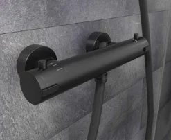 SCHÜTTE London Thermostatische Douchekraan - Hartafstand 120 Mm - Zwart Mat -Mooie Badkamer 1200x983 2