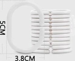 Su.B.dgn Douchegordijn 120x180 Anti Schimmel Polyester Badkamer Douchegordijn Wasbaar Met 12 Ringen | Grijs Driehoek -Mooie Badkamer 1200x984 2