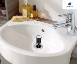 Waterval Metaalstop Waste Plug Universeel – Plugstop Badkamer - Afvoerplug Voor Wastafel En Bidet - Waste-Stop Chrome 40mm -Mooie Badkamer 1200x990 1