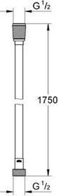 GROHE VitalioFlex Silver TwistStop Doucheslang - 175 Cm - Chroom 9 GROHE VitalioFlex Silver TwistStop Doucheslang - 175 Cm - Chroom -Mooie Badkamer 356x1200