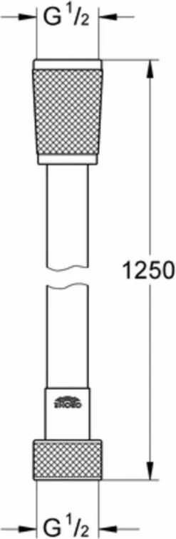 GROHE SilverFlex Doucheslang - 125 Cm - Chroom 7 GROHE SilverFlex Doucheslang - 125 Cm - Chroom -Mooie Badkamer 392x1200 1