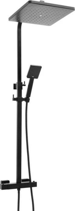 Doucheset Zwart - Met Regendouche 30cm - En Thermostaatkraan 17 Doucheset Zwart - Met Regendouche 30cm - En Thermostaatkraan -Mooie Badkamer 425x1200 1