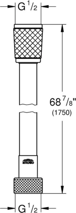 GROHE VitalioFlex Comfort QuickFix Doucheslang - Twiststop - 175 Cm - Chroom 7 GROHE VitalioFlex Comfort QuickFix Doucheslang - Twiststop - 175 Cm - Chroom -Mooie Badkamer 430x1200 2